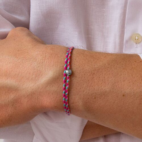Pulsera Amalfi Giro Rosa Plata .925 Castellamare