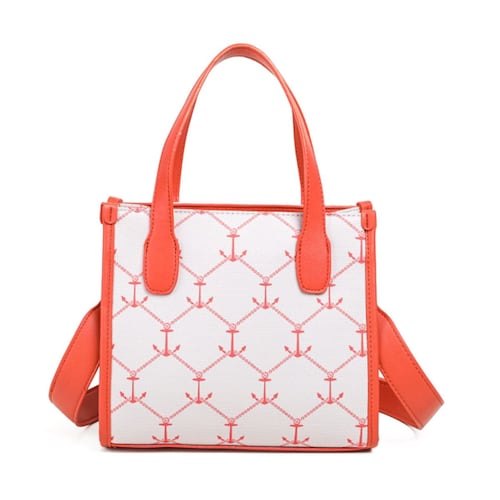 Bolso Mini Tote Náutica Camel para Mujer