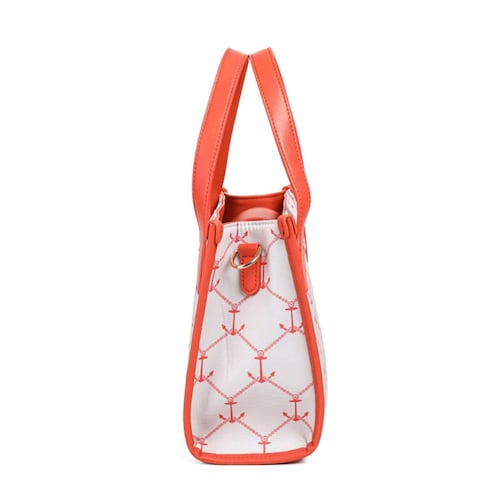 Bolso Mini Tote Náutica Camel para Mujer