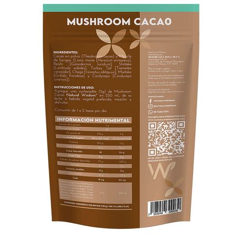 Mushroom Cacao 150g Natural Wisdom