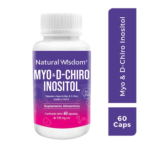 Myo & D-Chiro Inositol 60 caps Natural Wisdom