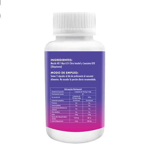Myo & D-Chiro Inositol 60 caps Natural Wisdom