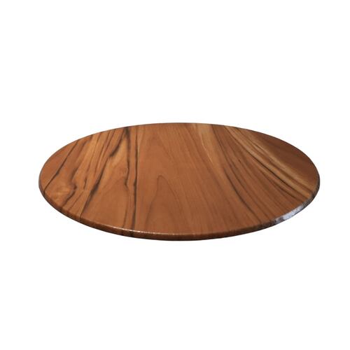 Plato Redondo Home Nature de Melamina Diseño en Madera 44*44*2.7 cm