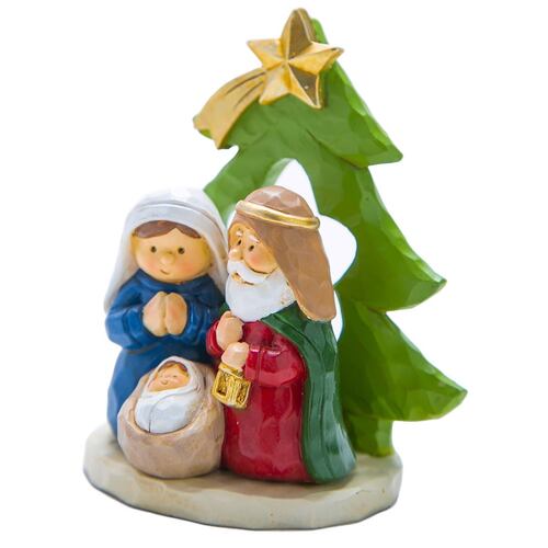 Figura Decorativa Edición Navidad Nacimiento Árbol de Navidad Running Decora