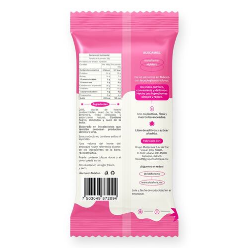 Barrita Des Ayuno Fresa Flora 01 50g