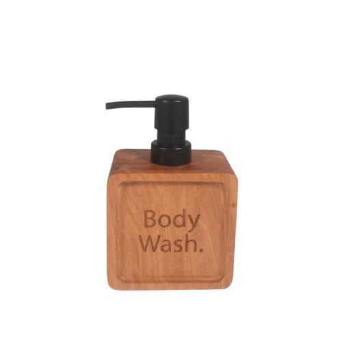 Juego de Baño de Madera 3 Piezas, 2 Dispensadores y Bandeja Home Nature