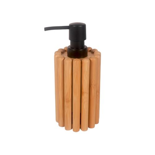 Juego de Baño Mia 2 Piezas de Madera, Vaso y Dispensador Home Nature