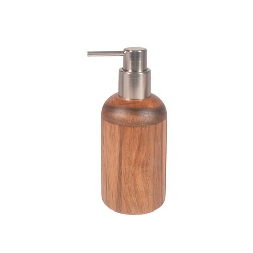 Juego de Baño Lúa 3 Piezas de Madera, Vaso, Dispensador y Bandeja Home Nature