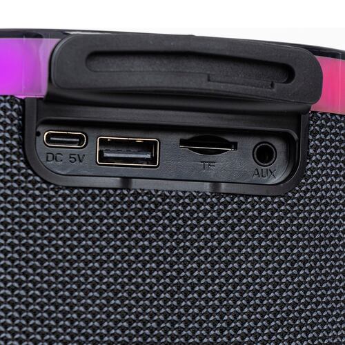 Bocina Stf Con Luz Led Rgb
