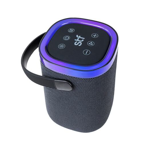 Bocina Stf Con Luz Led Rgb