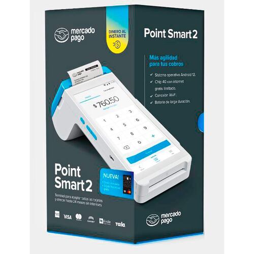 Lector de Tarjetas Point Smart 2  Mercado Pago
