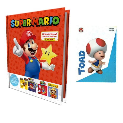 Album Hc + Tarjeta Toad Super Mario