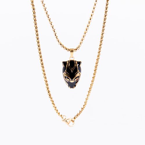Collar Pantera Negra Acero Disney