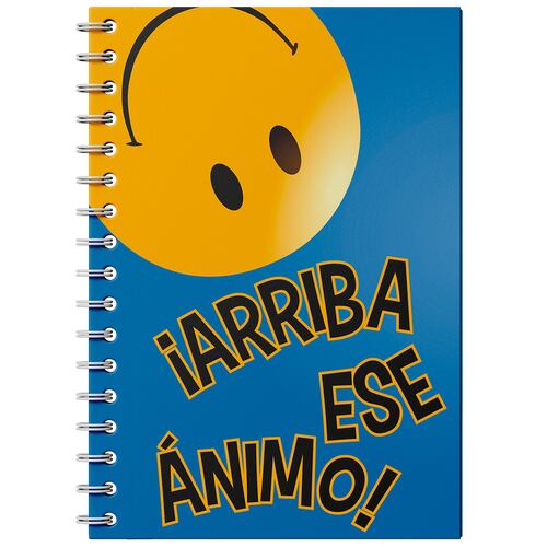 Libreta Mediana Carmy con Doble Espiral Figura Emoji