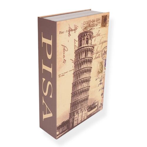 Caja fuerte HOME NATURE en Forma de Libro "Paris" con Papel Real