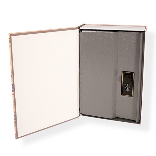 Caja fuerte HOME NATURE en Forma de Libro "Paris" con Papel Real