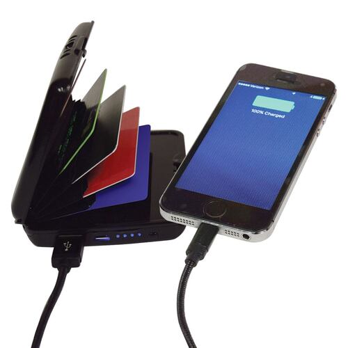 Atomic Charge Wallet Negra
