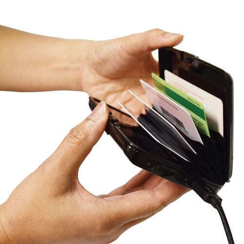Atomic Charge Wallet Negra