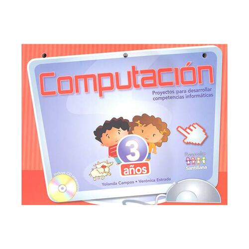 Pack Computación Preescolar 3 Años Con Cd