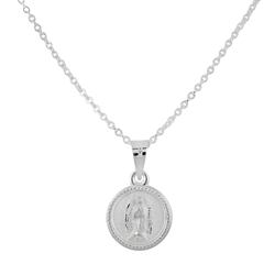Cadena de plata 925, Mex | Virgen de Guadalupe | 19.5 gramos 24 3mm.
