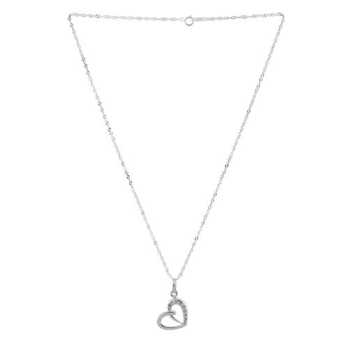 Collar Plata .925 Corazón con Zirconias DVillalpando