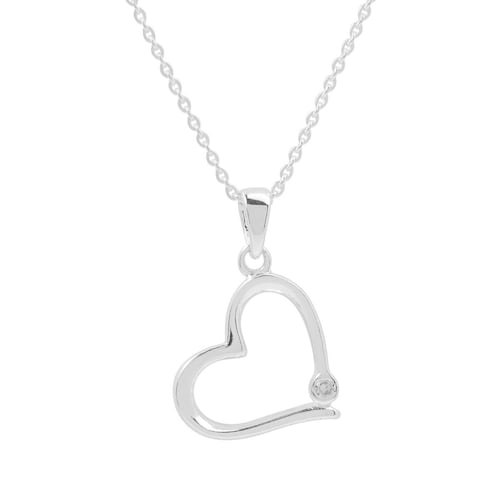 Cadena Con Dije Corazón Plata, Cadena, Cadena Con Dije Corazón, Villalpando
