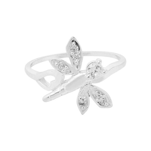 Anillo Libélula Zirconias Plata .925 Villalpando