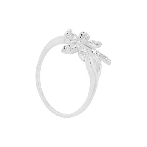 Anillo Libélula Zirconias Plata .925 Villalpando