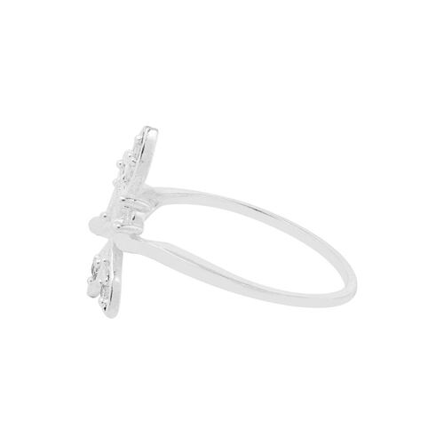 Anillo Libélula Zirconias Plata .925 Villalpando