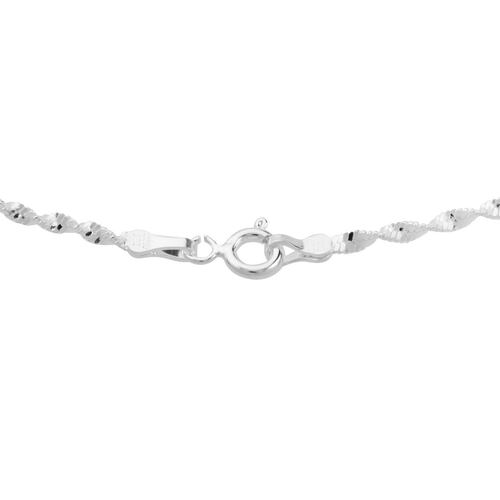 Cadena Super Singapur 030 Plata .925 Villalpando