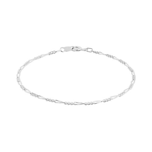 Pulsera Fígaro 50 3x1 Forjada Plata .925 Villalpando