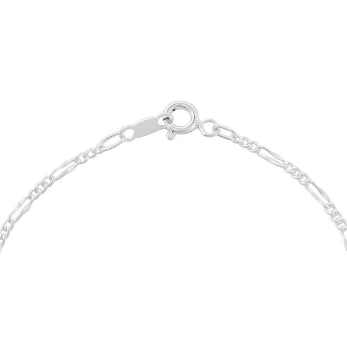 Pulsera Fígaro 50 3x1 Forjada Plata .925 Villalpando