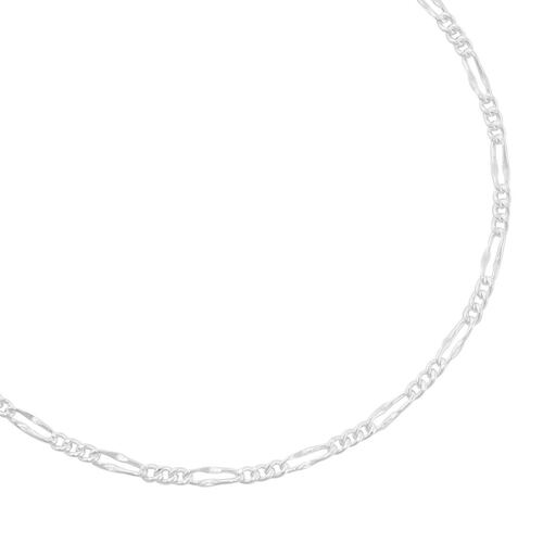 Pulsera Fígaro 50 3x1 Forjada Plata .925 Villalpando