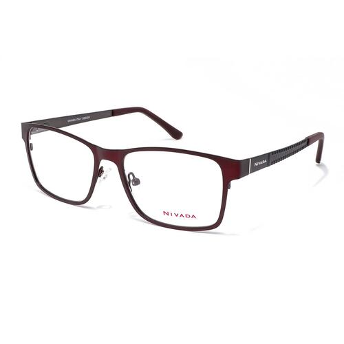 Armazón Oftalmico Vino para Hombre Nivada Clip