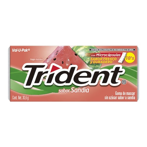 Chicles Trident Watermelon