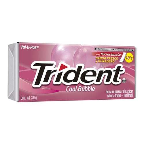 Chicles Trident V Pack Cool Bubble
