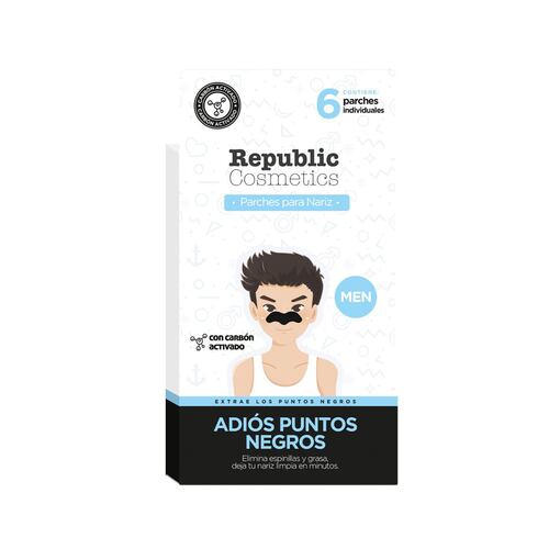 Parche para nariz con carbón activado para hombre 6 pcs