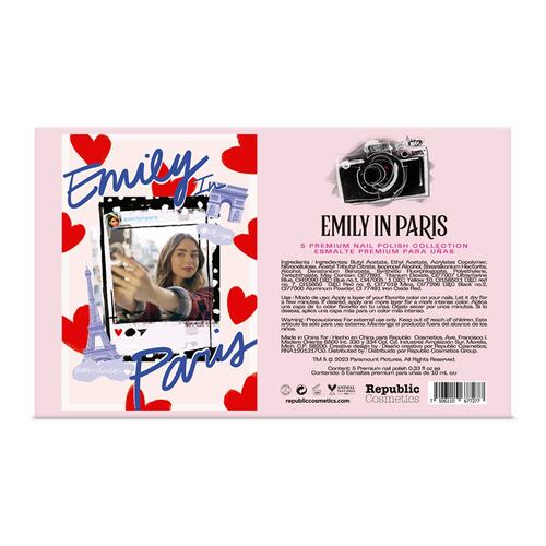 Esmaltes premium para uñas Emily In Paris
