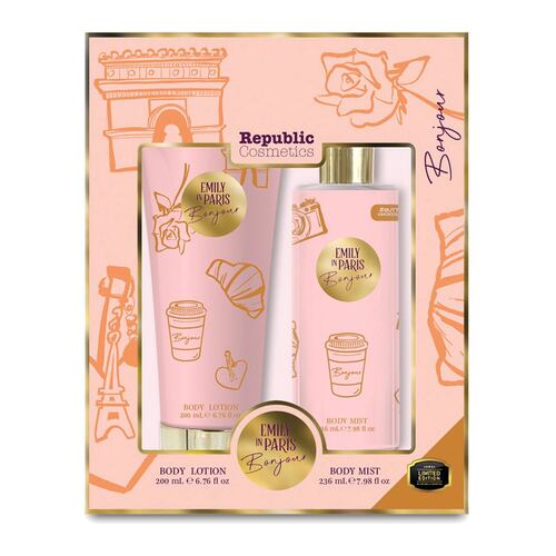 Body Lotion y Body Mist "Bonjour"