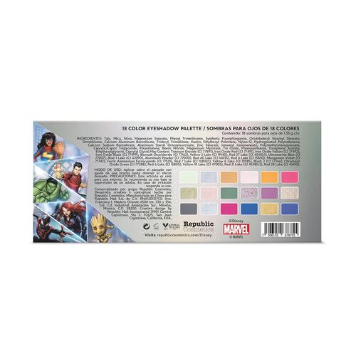 Set de Sombras 18 colores "Marvel"