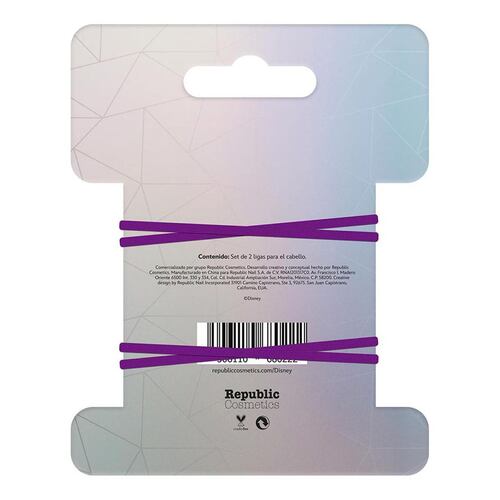 Set de 2 ligas para el cabello "Princesas"