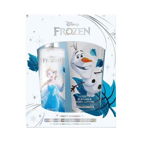 Disney Set Body Mist Glitter y Body Lotion Elsa