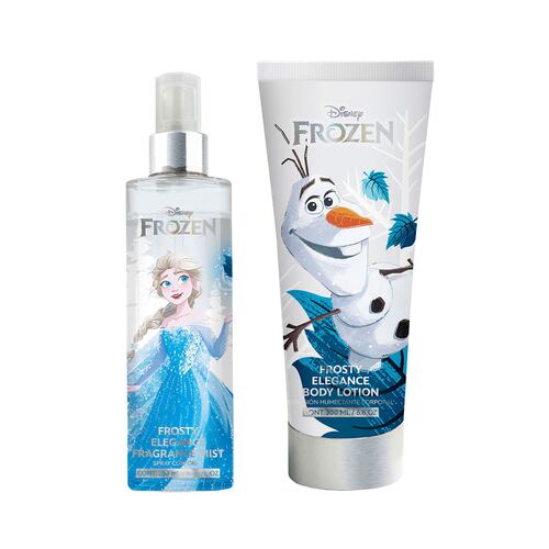 Disney Set Body Mist Glitter y Body Lotion Elsa