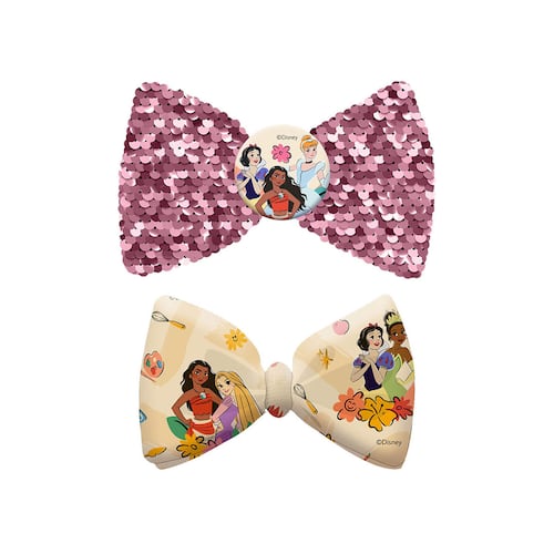 Disney Set de 2 Moños para Cabello Princesas