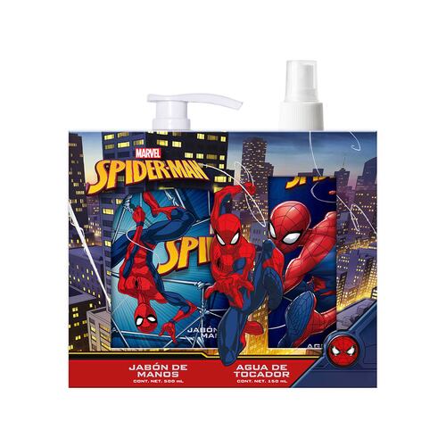 Disney Set de Jabón para Manos 500 mL + Body Mist de 150 mL Spiderman