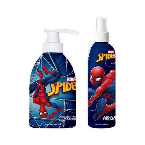 Disney Set de Jabón para Manos 500 mL + Body Mist de 150 mL Spiderman