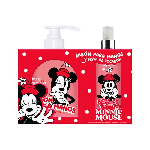 Disney Set de Jabón para Manos 500 mL + Body Mist de 150 mL Minnie