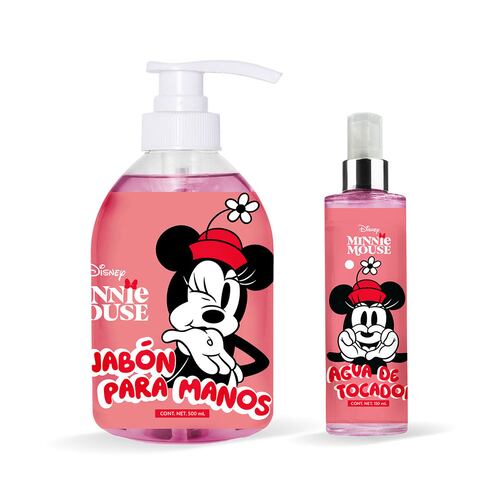 Disney Set de Jabón para Manos 500 mL + Body Mist de 150 mL Minnie