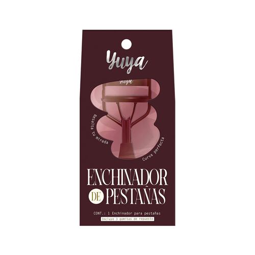 Enchinador De Pestañas Borgoña Yuya