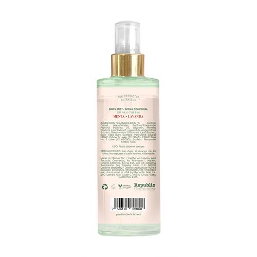 Body Mist Yuya Menta y Lavanda 236 ml para Dama